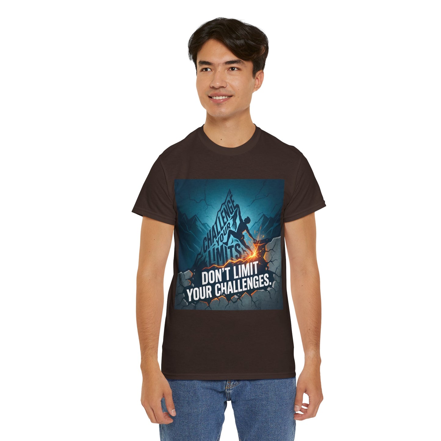 Motivational T-Shirts - "Don't Limit Your Challenges" Inspirational Breakthrough T-Shirt
