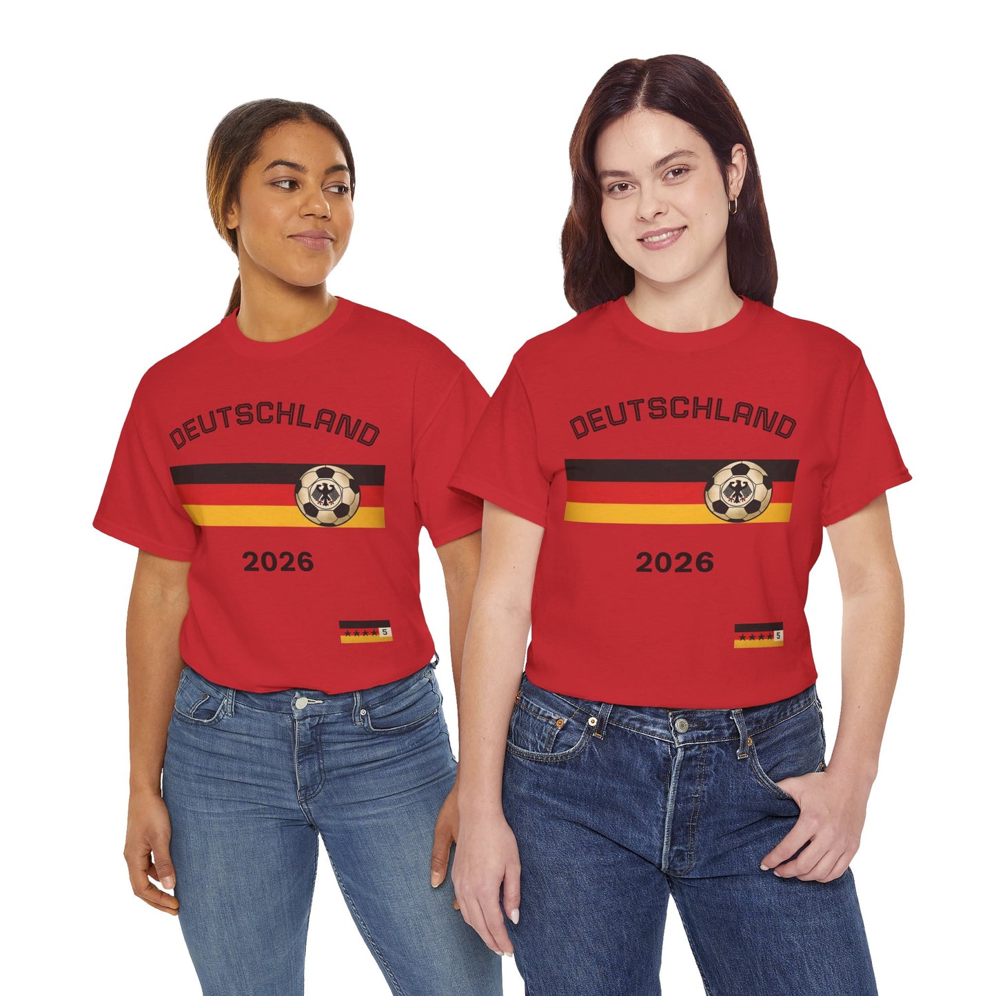 Deutschland 2026 World Cup T-Shirt — German Flag Football Shirt