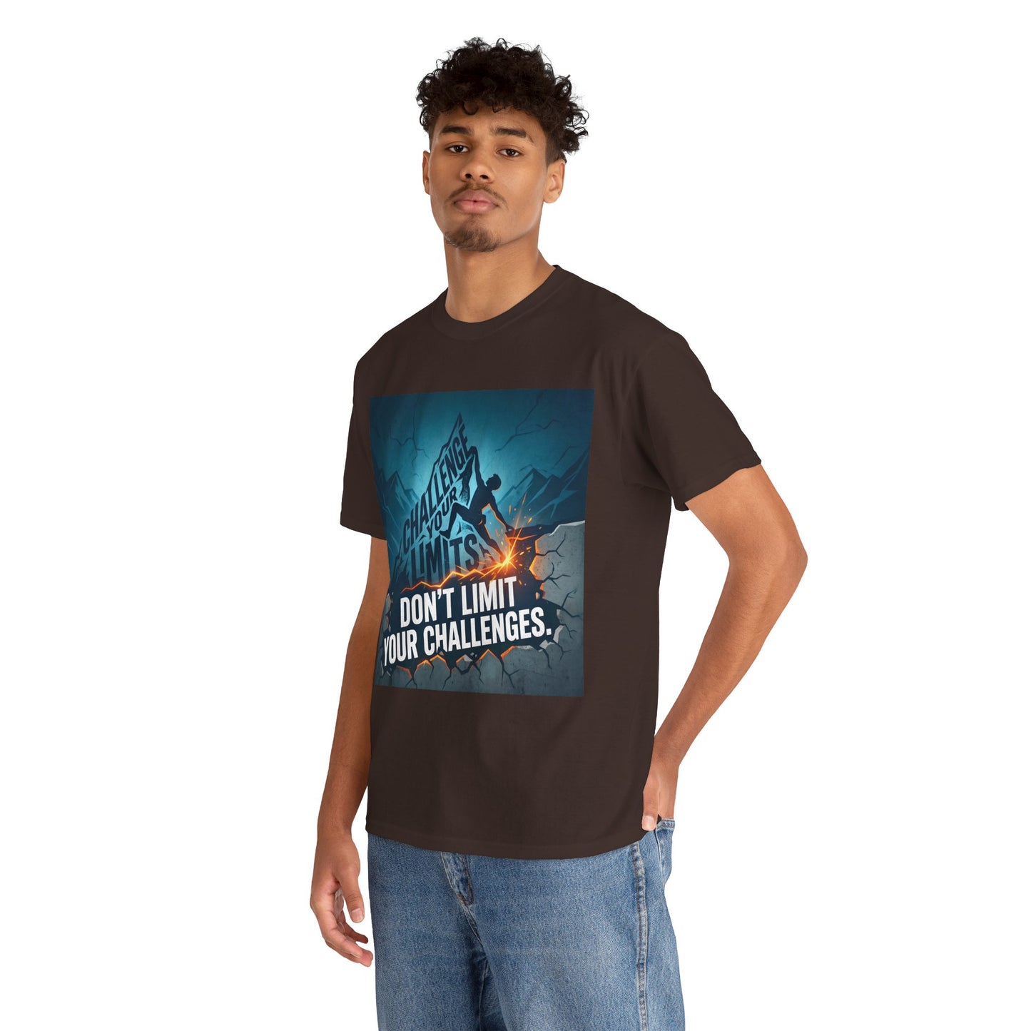 Motivational T-Shirts - "Don't Limit Your Challenges" Inspirational Breakthrough T-Shirt