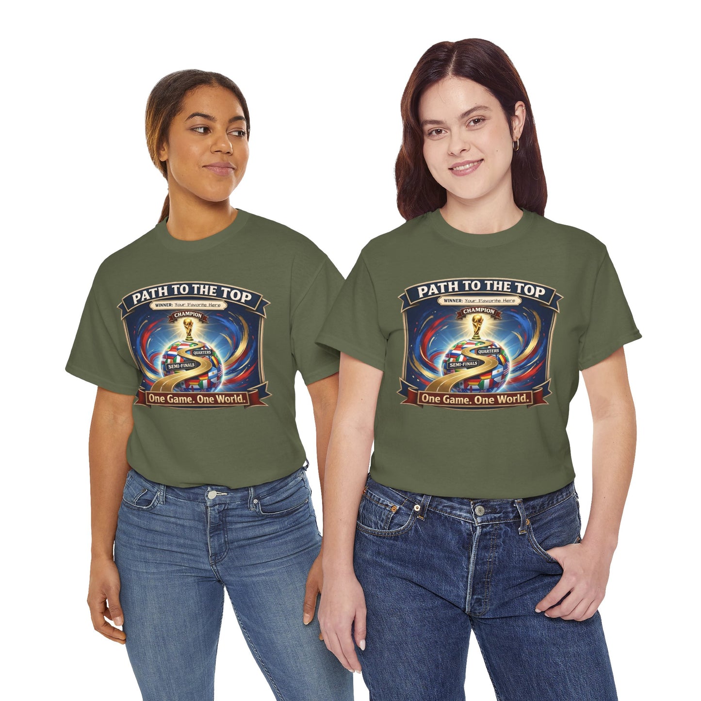 World Cup 2026 Cotton T-Shirt — “One Game. One World”