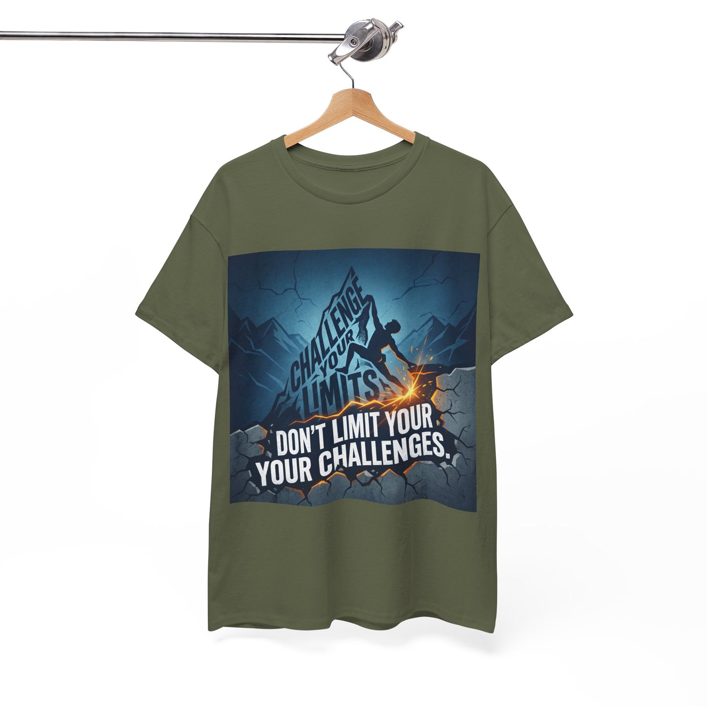 Motivational T-Shirts - "Don't Limit Your Challenges" Inspirational Breakthrough T-Shirt