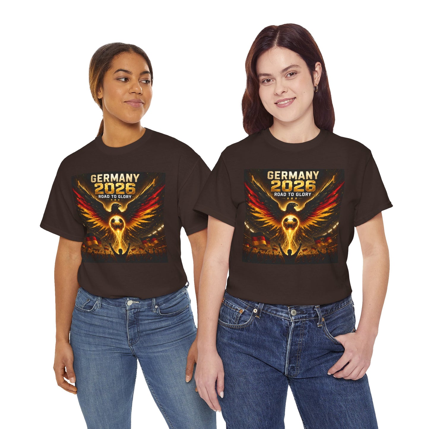 USA 2026 World Cup T-Shirt - Germany 2026 — Flaming Phoenix Football Fan Tee
