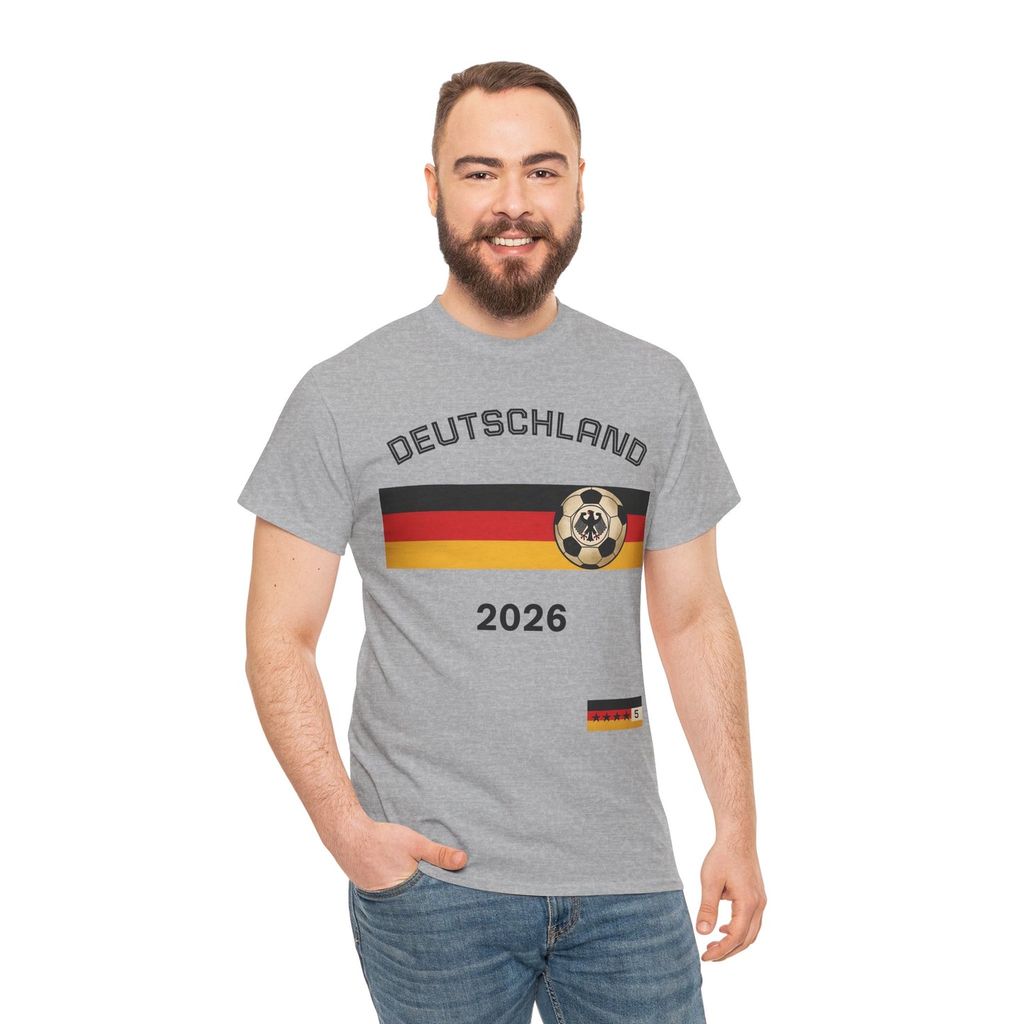 Deutschland 2026 World Cup T-Shirt — German Flag Football Shirt
