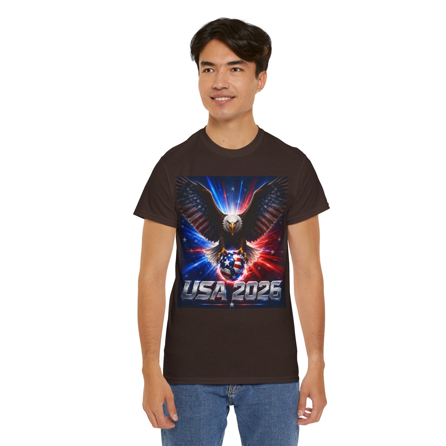USA 2026 World Cup T-Shirt — USA Fans American Flag Design