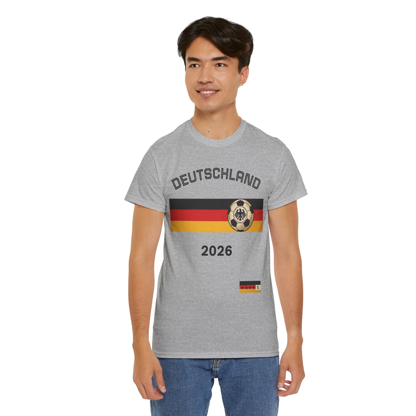 Deutschland 2026 World Cup T-Shirt — German Flag Football Shirt