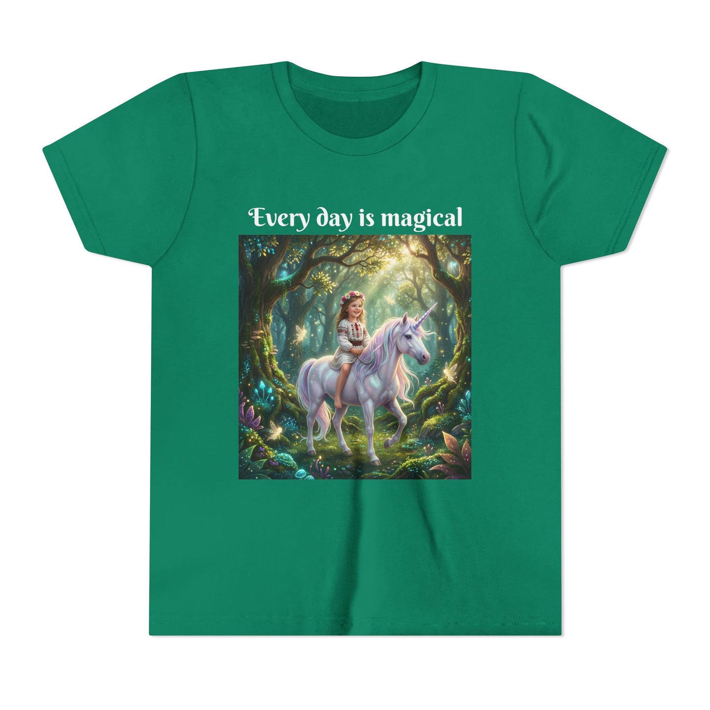 Custom T-Shirt "Princess on Unicorn" – Personalized with your Child Face