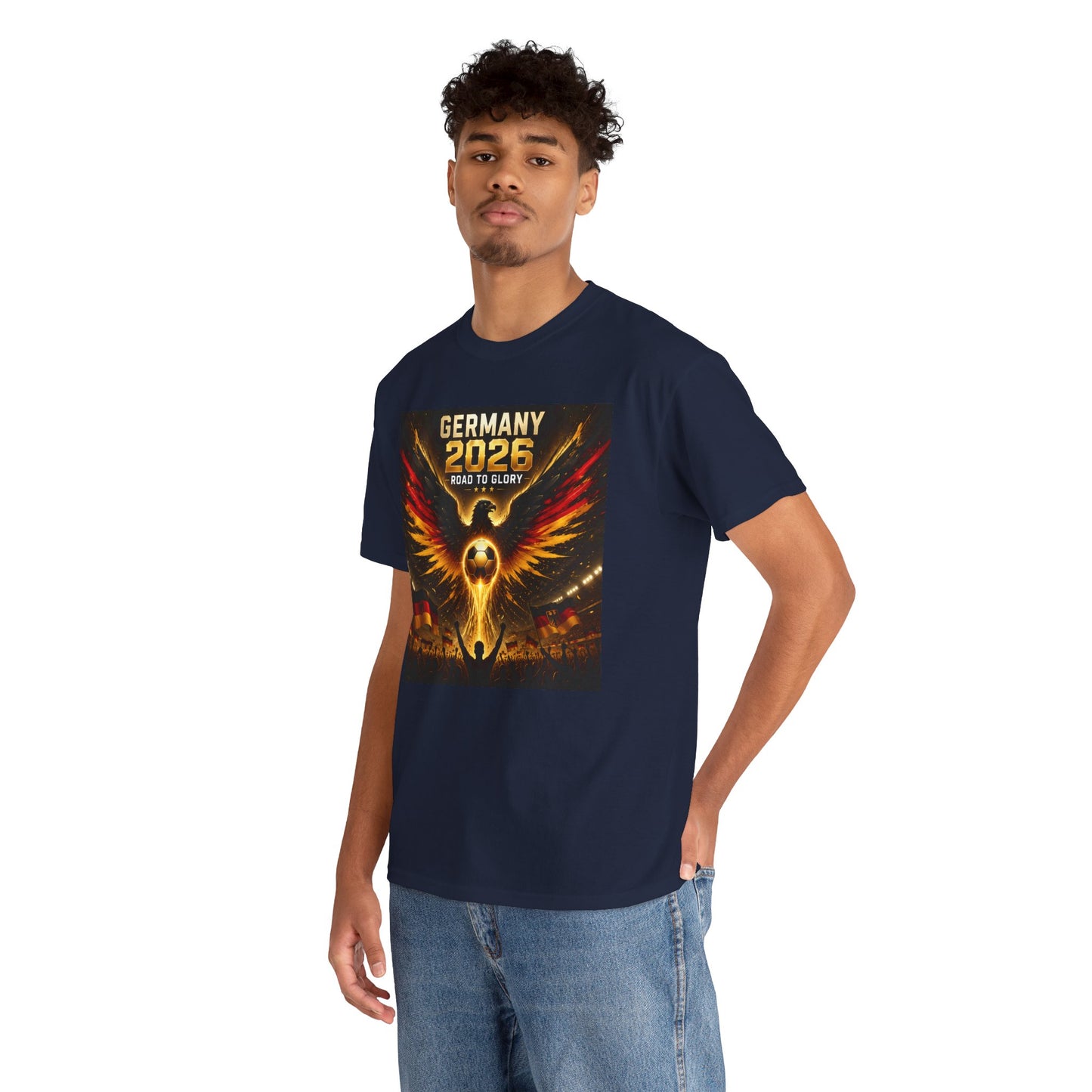 USA 2026 World Cup T-Shirt - Germany 2026 — Flaming Phoenix Football Fan Tee
