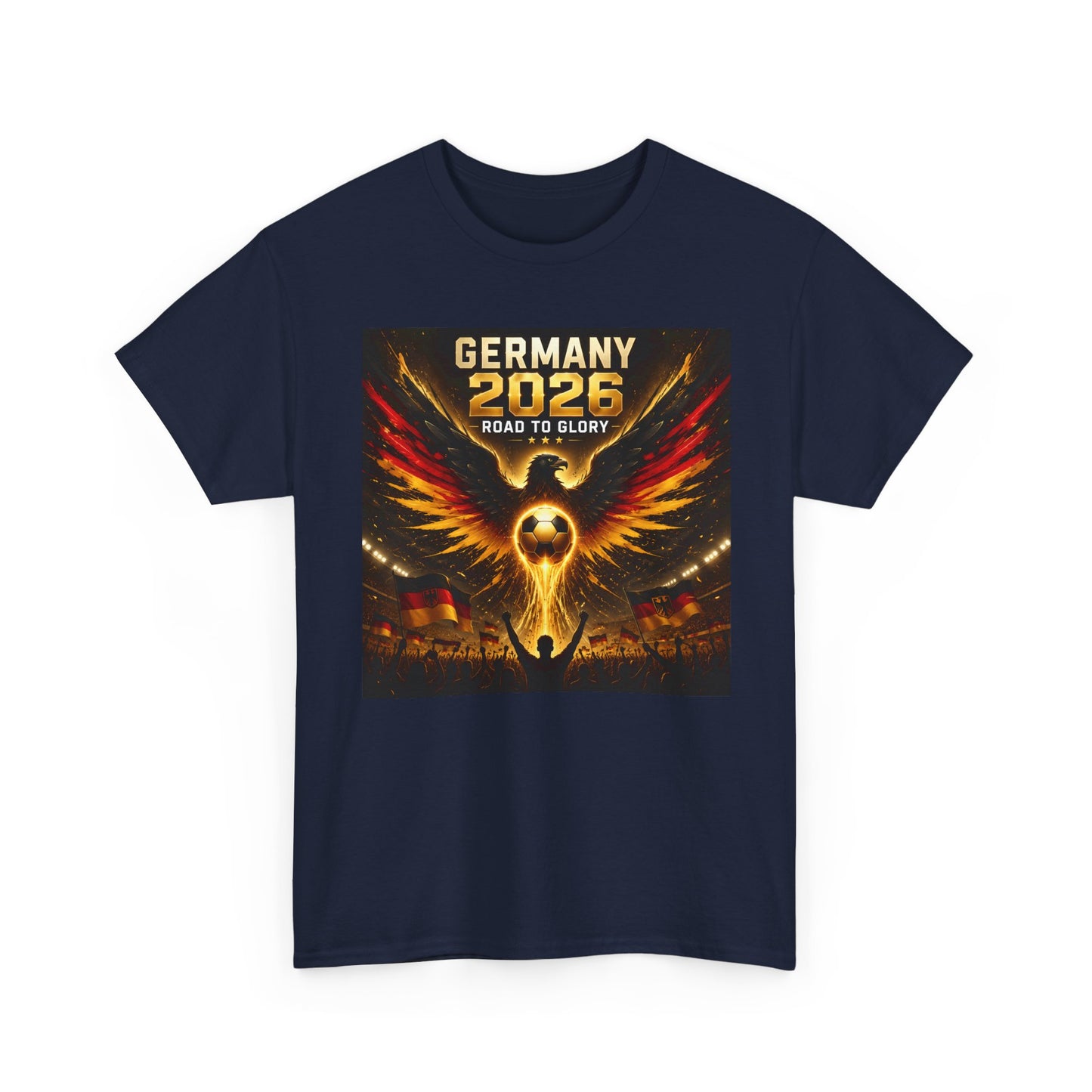 USA 2026 World Cup T-Shirt - Germany 2026 — Flaming Phoenix Football Fan Tee