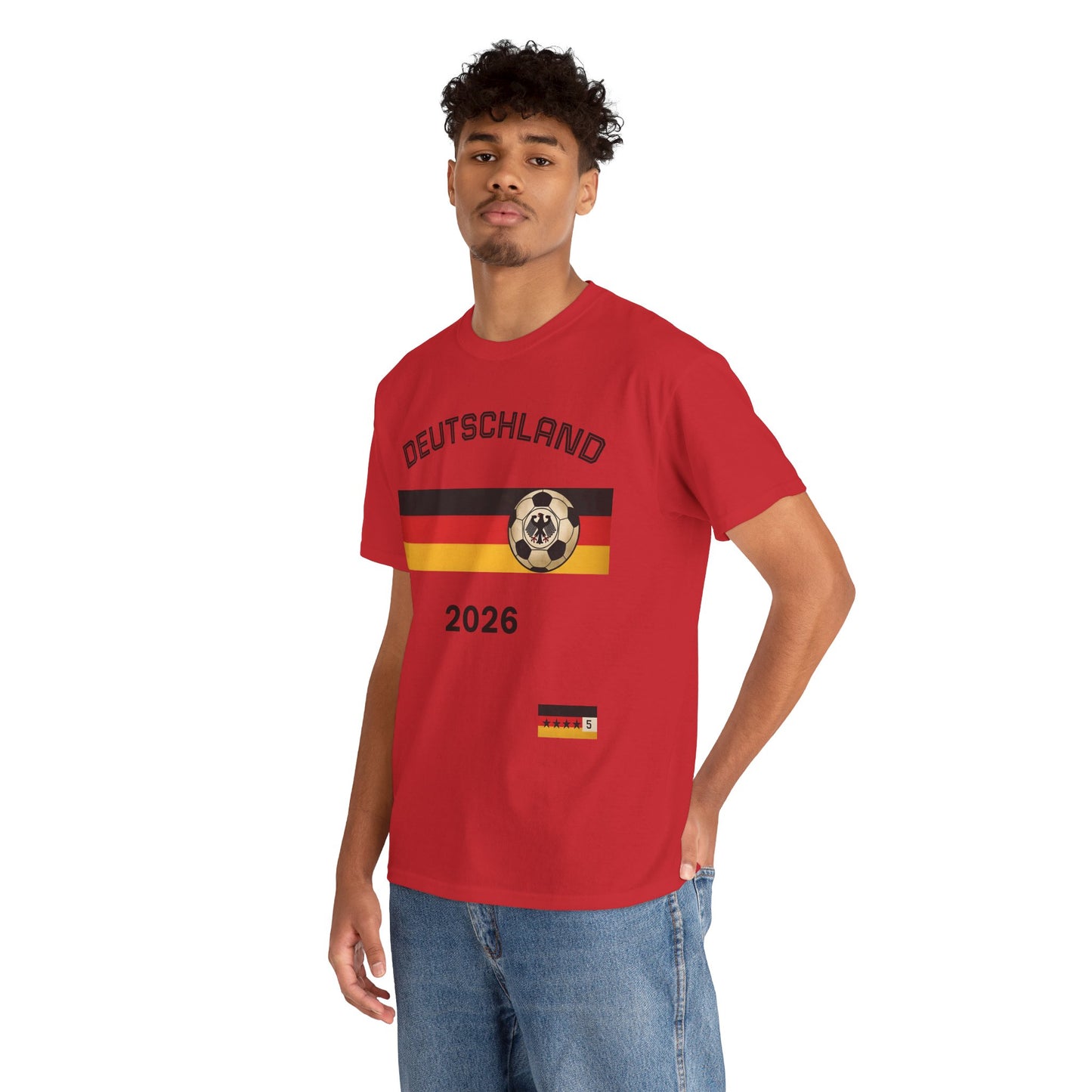 Deutschland 2026 World Cup T-Shirt — German Flag Football Shirt