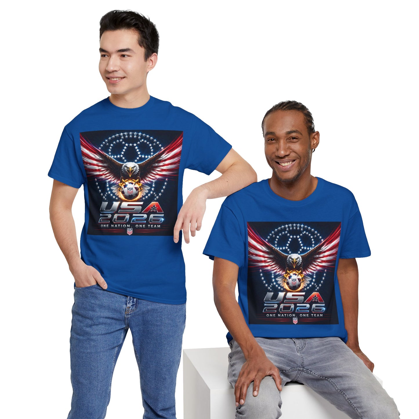 USA 2026 World Cup T-Shirt —  One Nation One Team cotton T-Shirt
