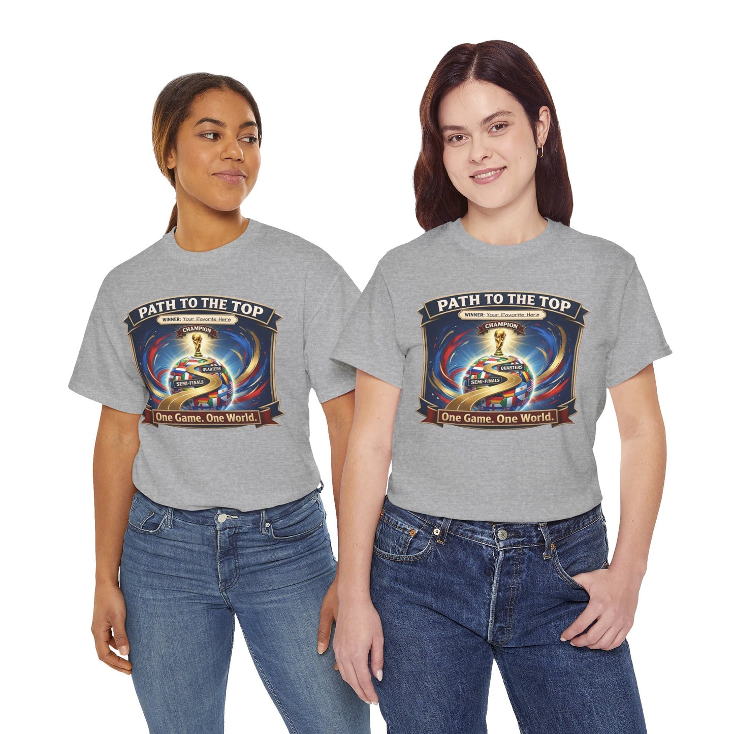 World Cup 2026 Cotton T-Shirt — “One Game. One World”