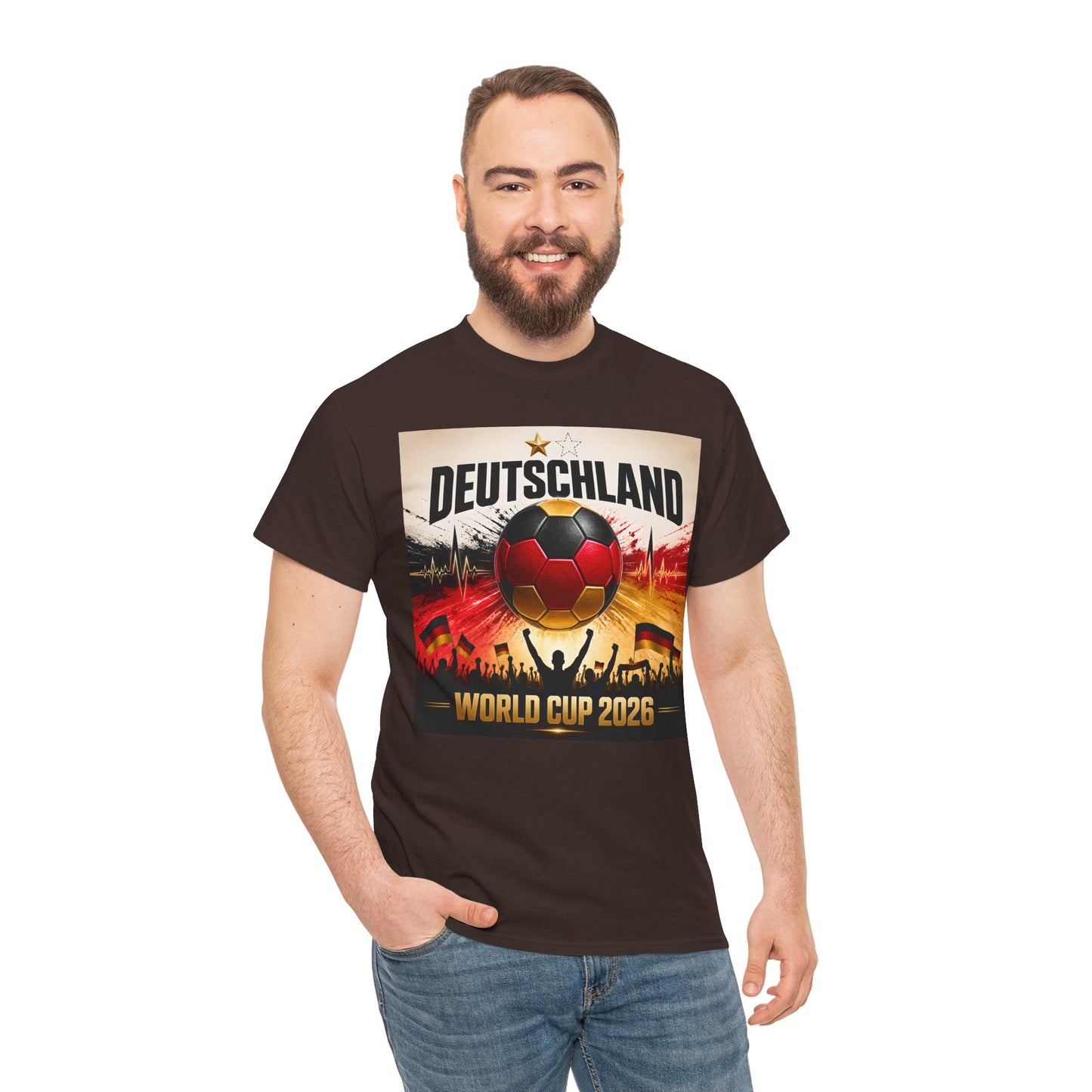 Deutschland World Cup 2026 Soccer T-Shirt — German Football Fan Tee