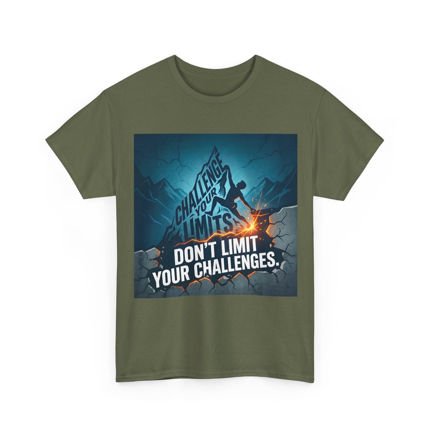 Motivational T-Shirts - "Don't Limit Your Challenges" Inspirational Breakthrough T-Shirt