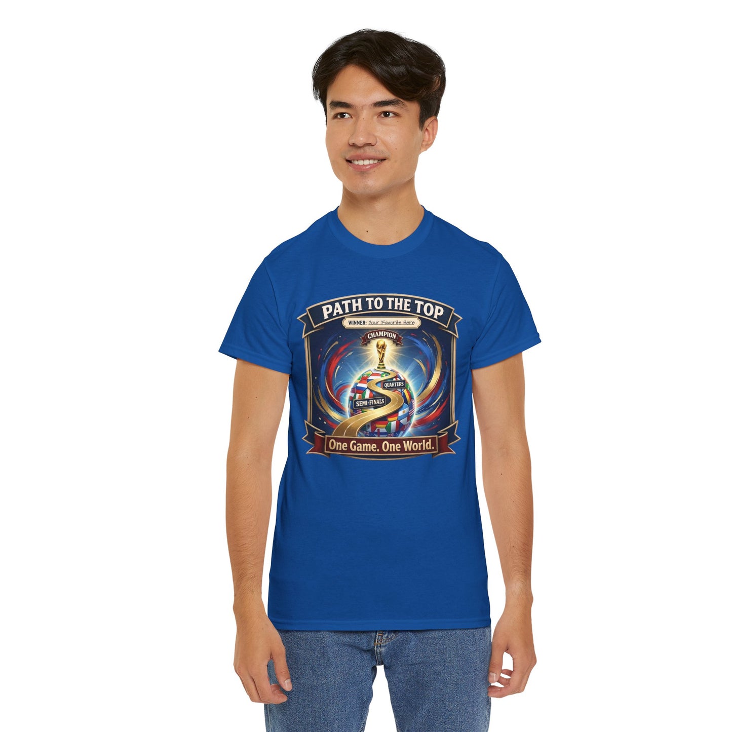 World Cup 2026 Cotton T-Shirt — “One Game. One World”