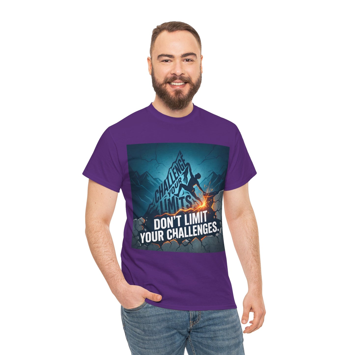 Motivational T-Shirts - "Don't Limit Your Challenges" Inspirational Breakthrough T-Shirt