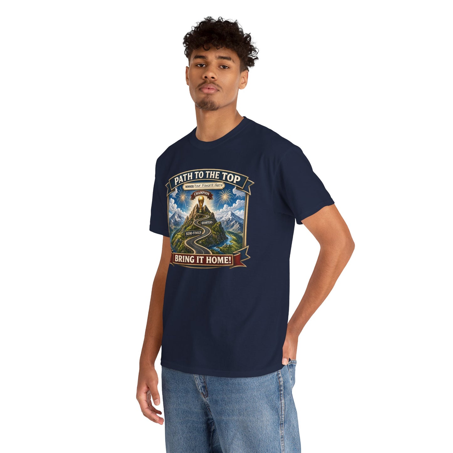 World Cup 2026 Cotton T-Shirt — “Your Favorite at the Top”