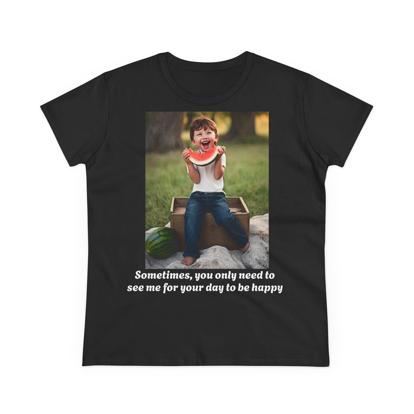 Customizable Women's Midweight Cotton Tee