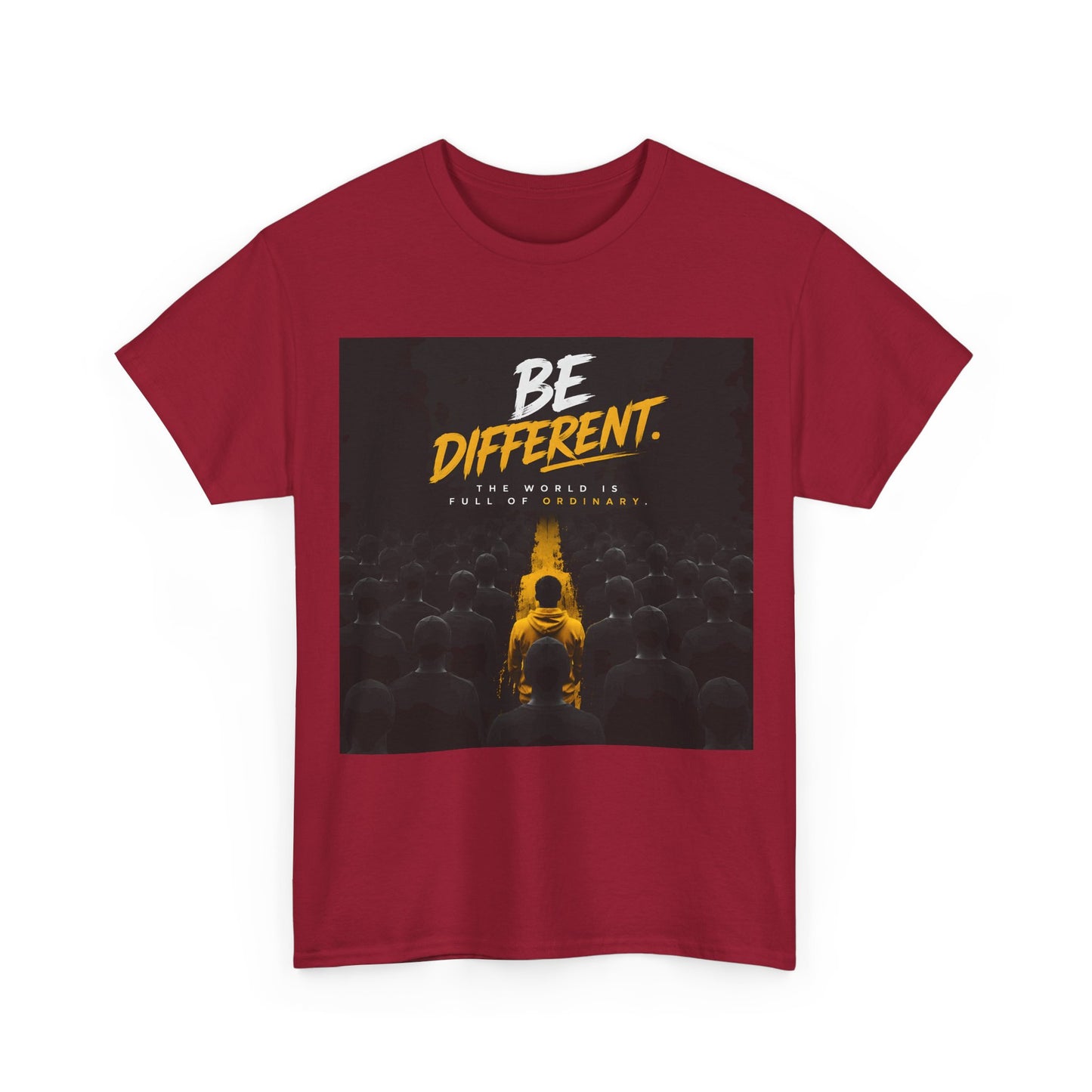 Motivational T-Shirts  "Be Different"  — Inspirational Graphic Cotton T-Shirt