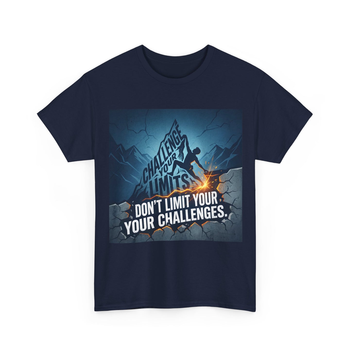 Motivational T-Shirts - "Don't Limit Your Challenges" Inspirational Breakthrough T-Shirt