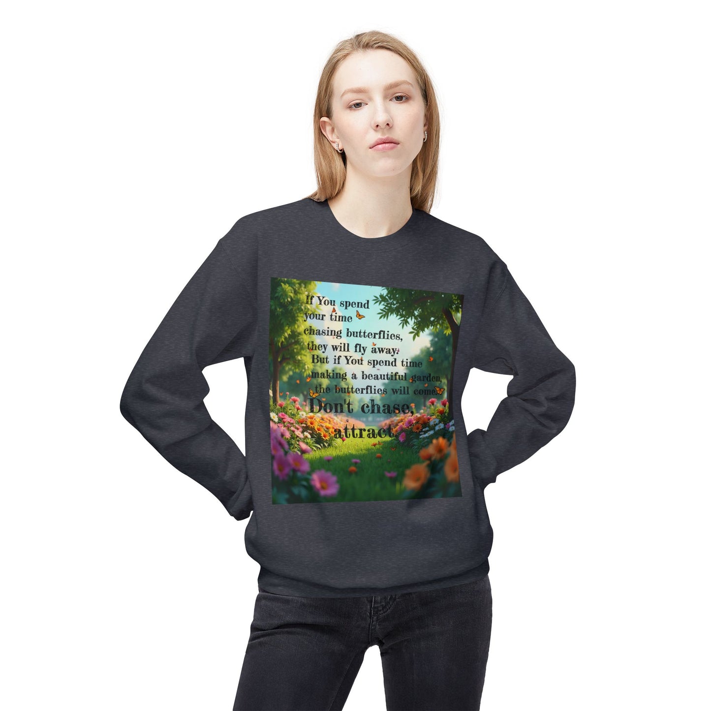 Bloom and Attract -  Midweight Softstyle Sweatshirt