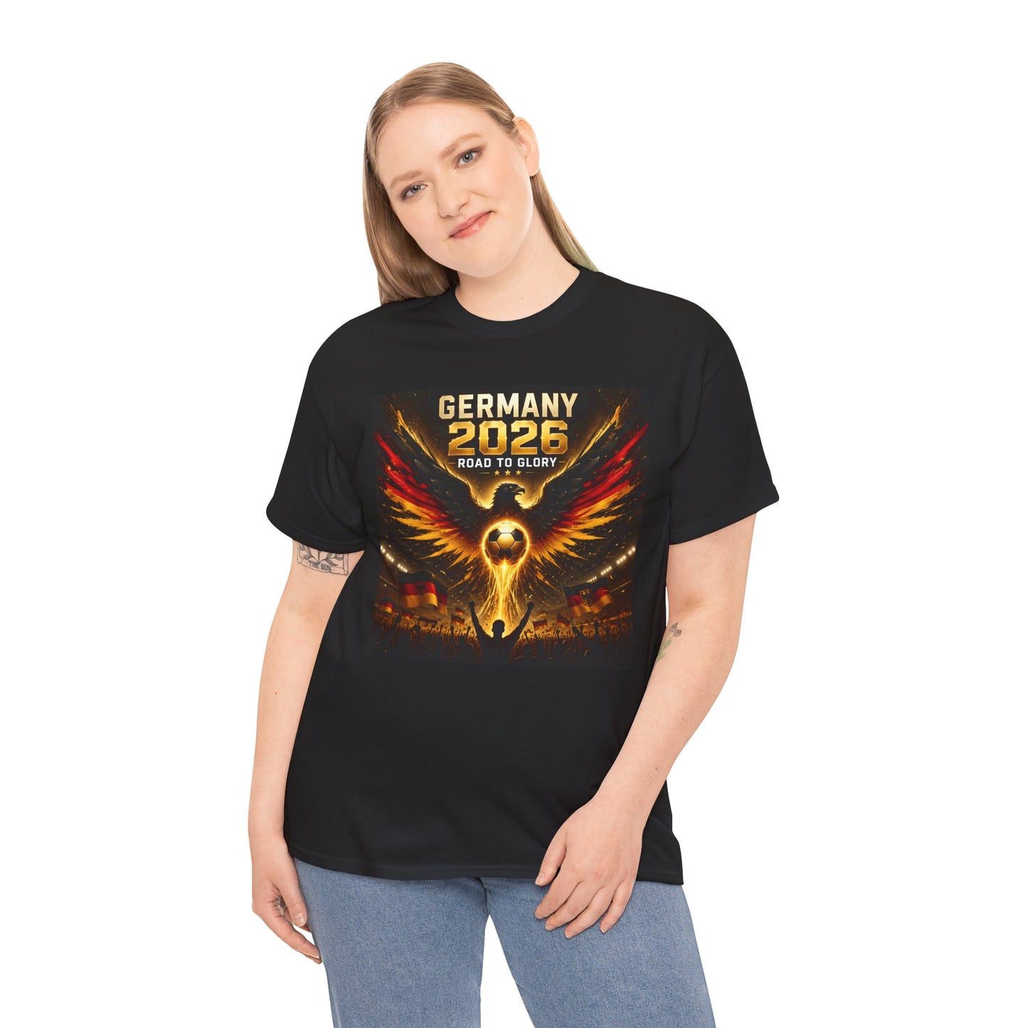 USA 2026 World Cup T-Shirt - Germany 2026 — Flaming Phoenix Football Fan Tee