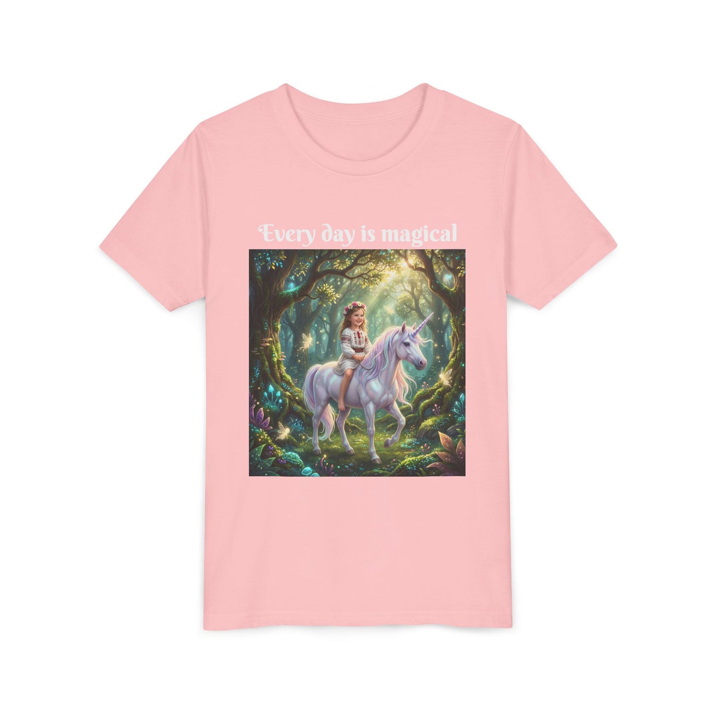 Custom T-Shirt "Princess on Unicorn" – Personalized with your Child Face