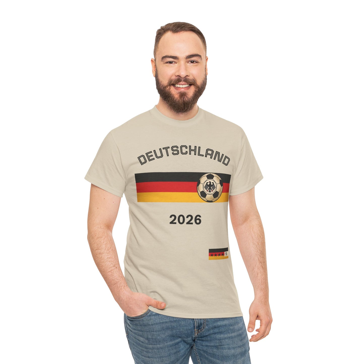 Deutschland 2026 World Cup T-Shirt — German Flag Football Shirt