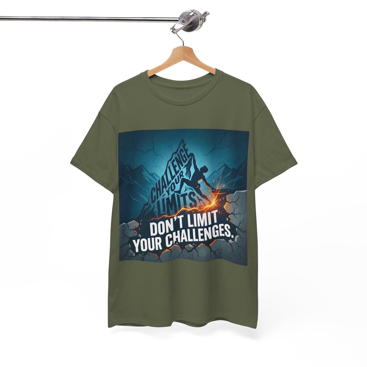 Motivational T-Shirts - "Don't Limit Your Challenges" Inspirational Breakthrough T-Shirt