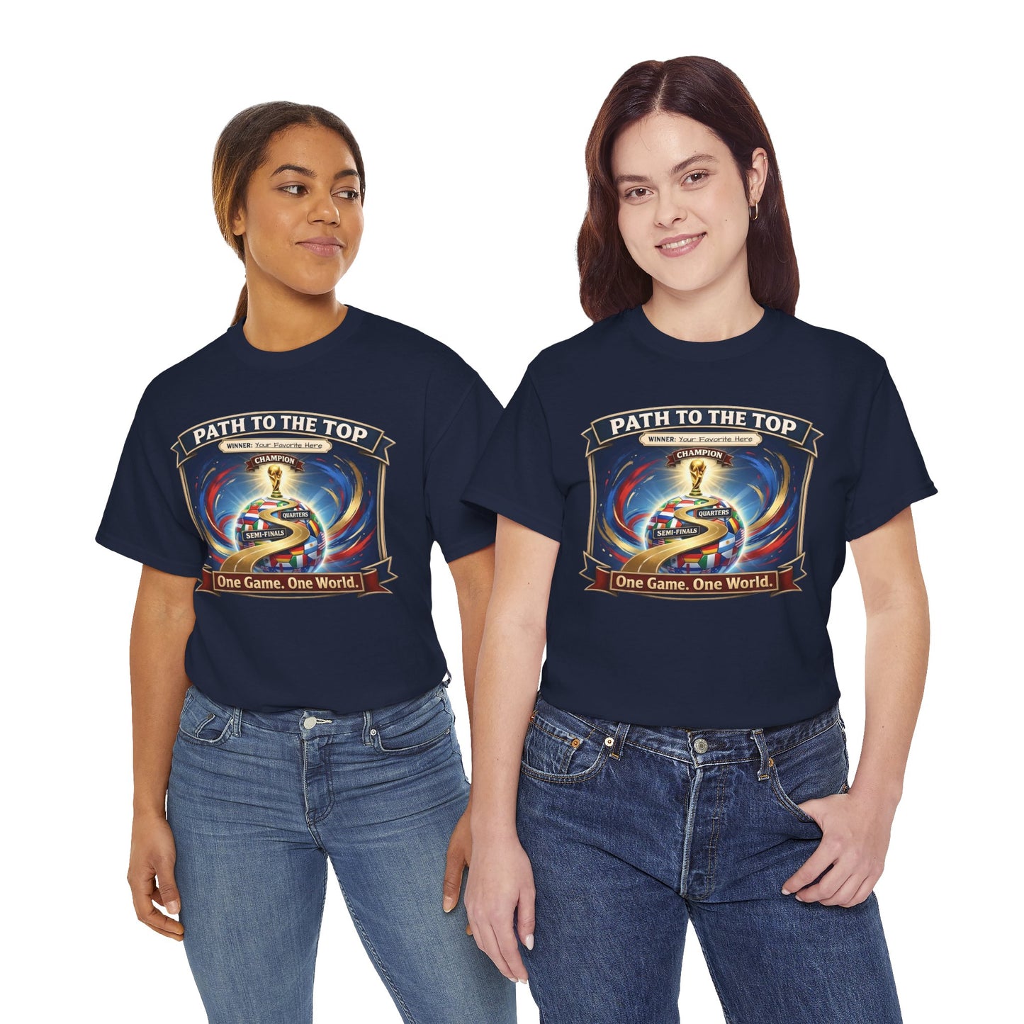 World Cup 2026 Cotton T-Shirt — “One Game. One World”