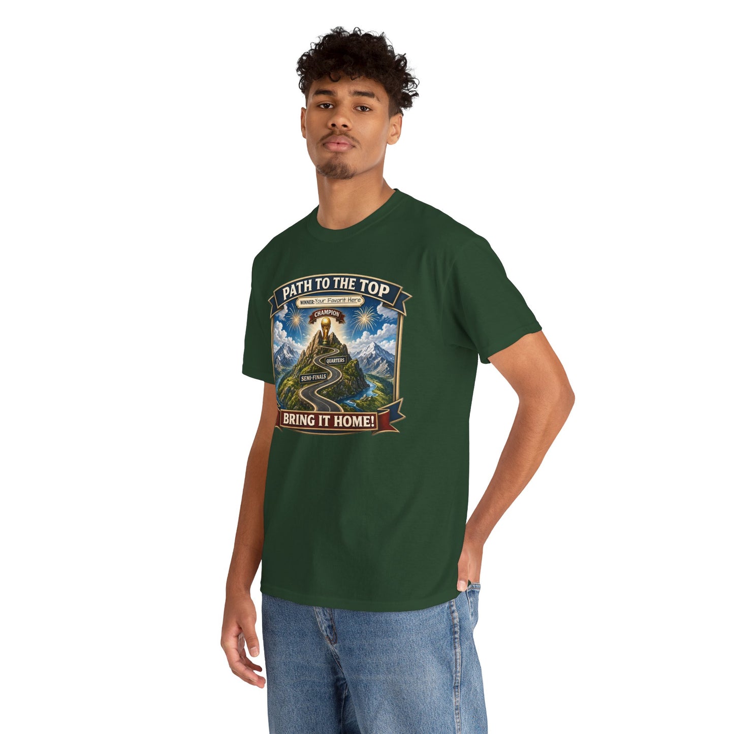 World Cup 2026 Cotton T-Shirt — “Your Favorite at the Top”