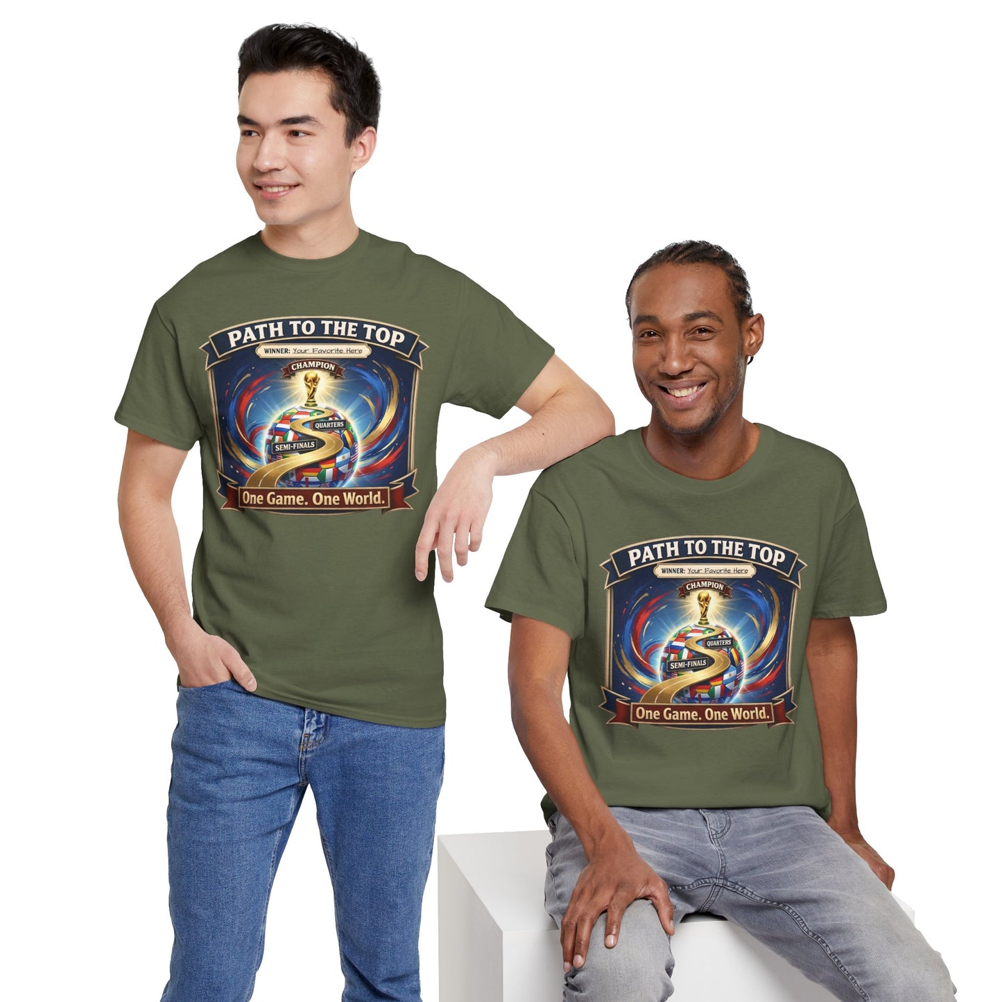 World Cup 2026 Cotton T-Shirt — “One Game. One World”
