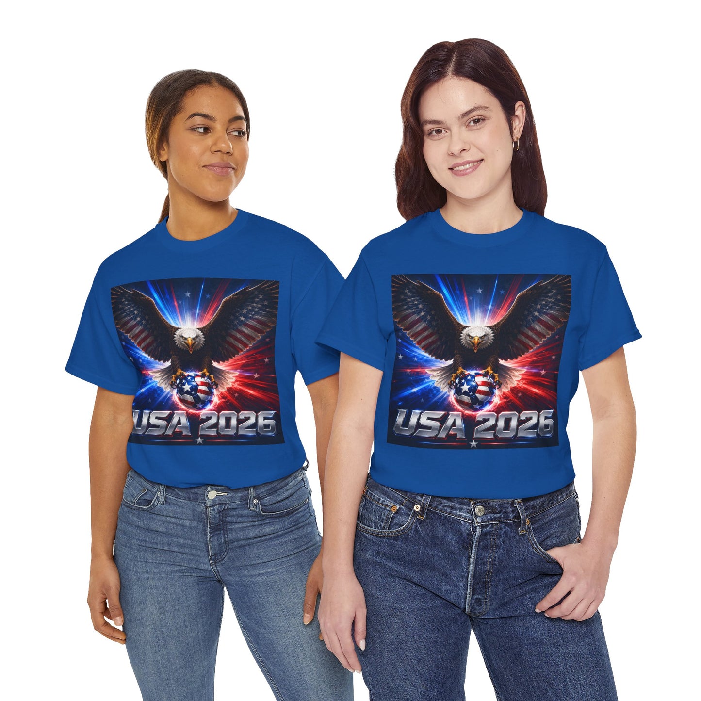 USA 2026 World Cup T-Shirt — USA Fans American Flag Design