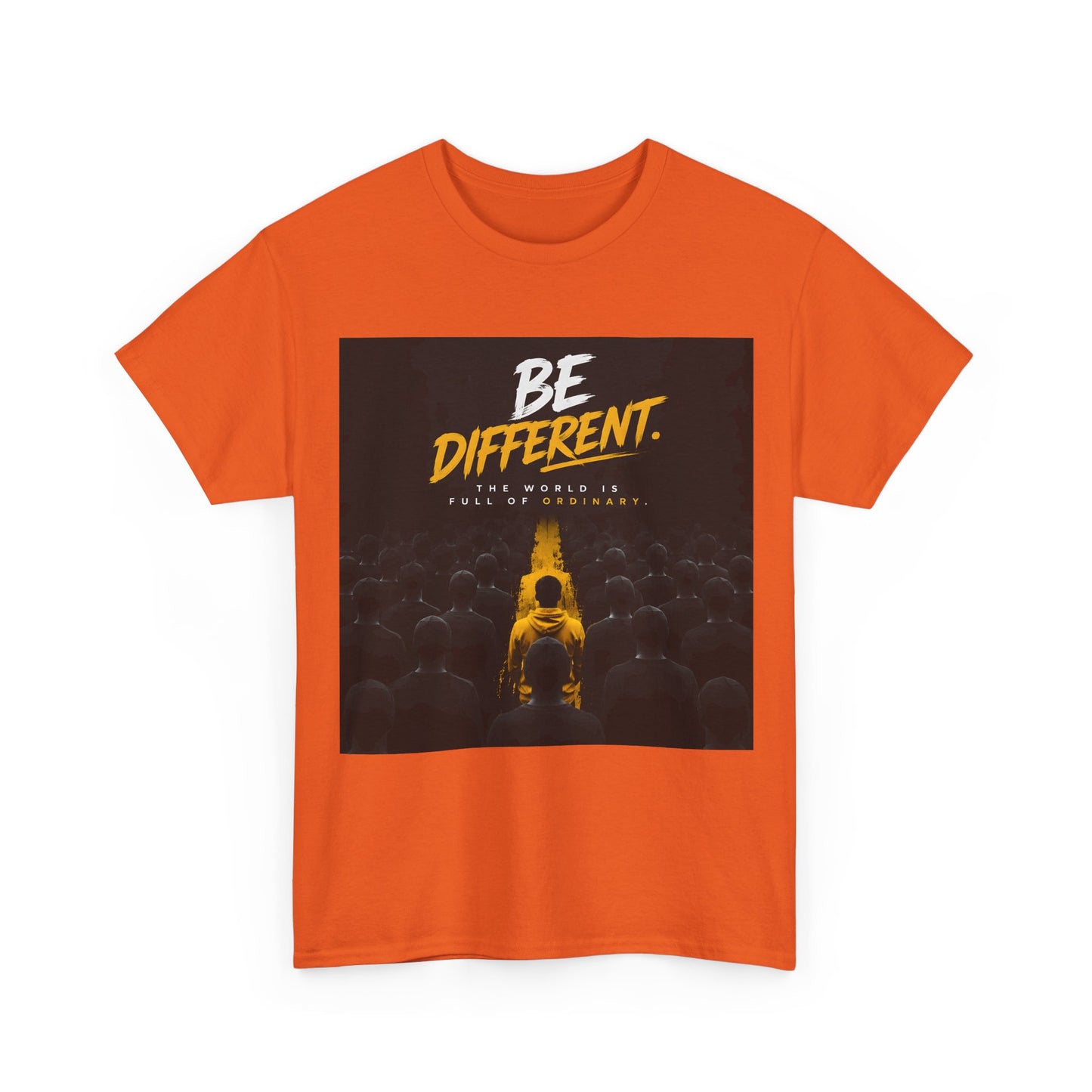 Motivational T-Shirts  "Be Different"  — Inspirational Graphic Cotton T-Shirt