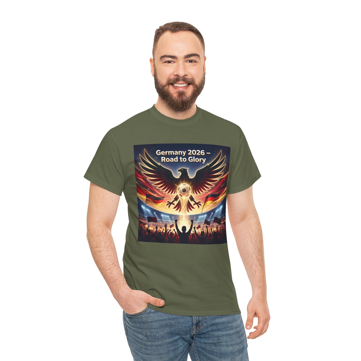 USA 2026 World Cup T-Shirt — Germany 2026 Road to Glory Eagle Soccer Fan T-Shirt