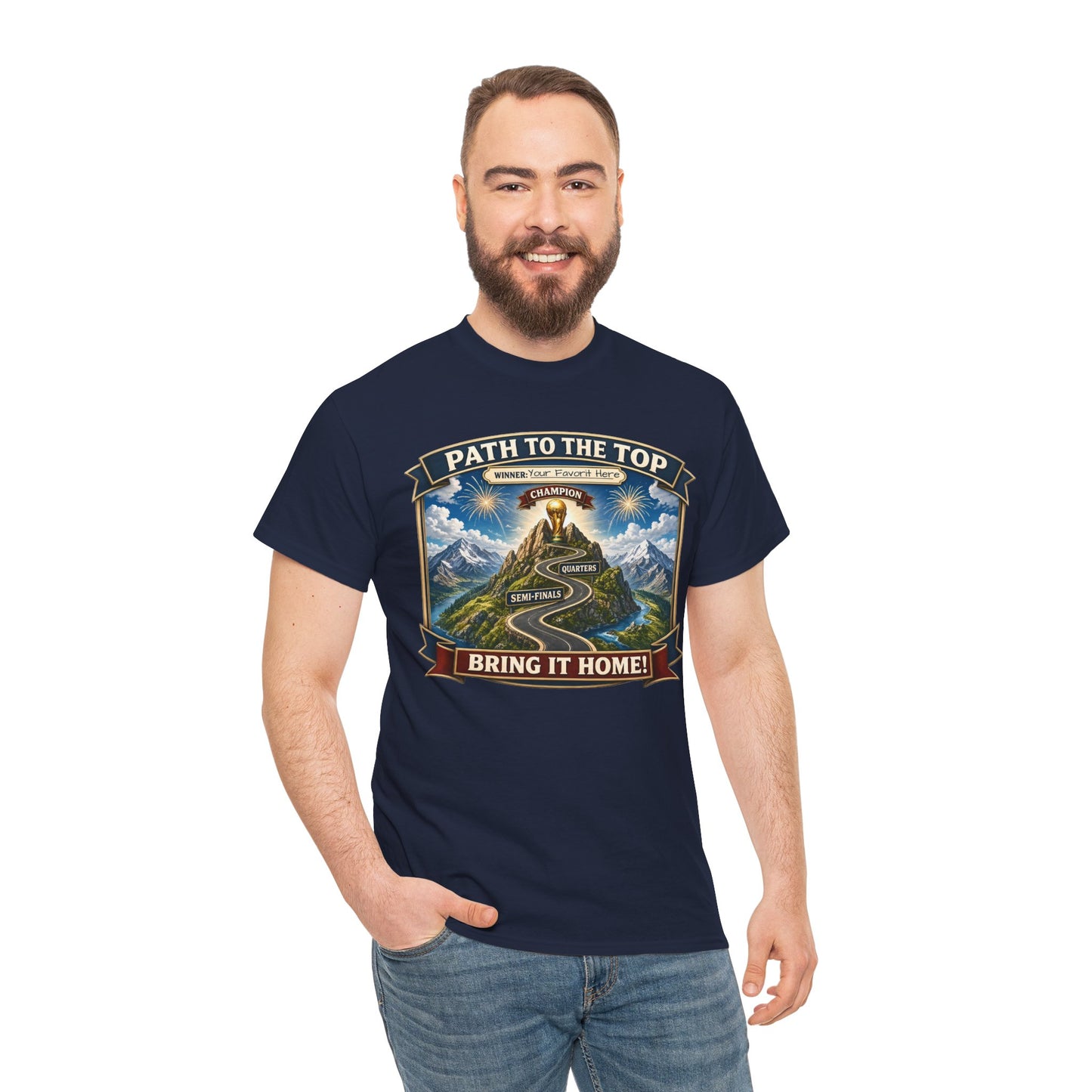 World Cup 2026 Cotton T-Shirt — “Your Favorite at the Top”