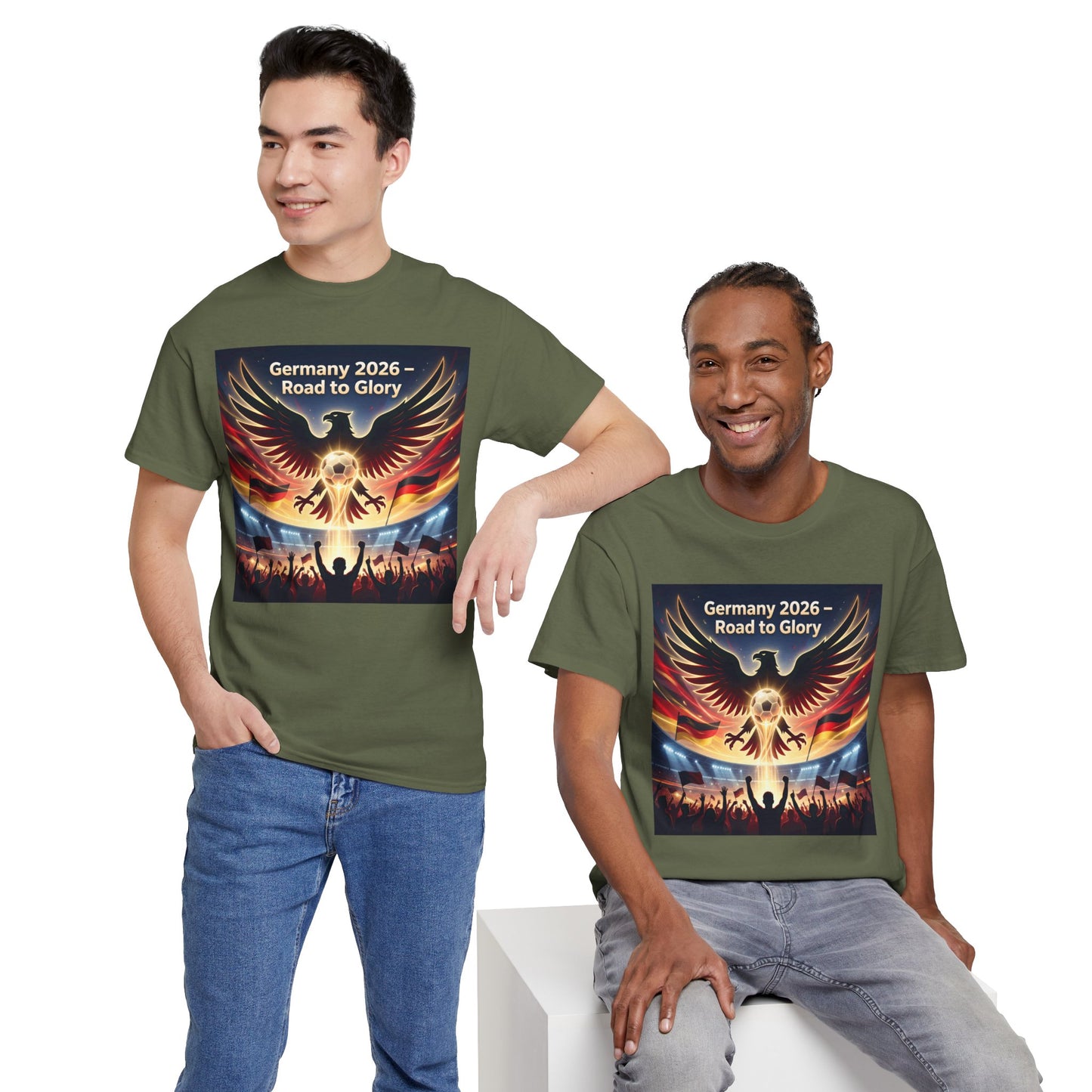 USA 2026 World Cup T-Shirt — Germany 2026 Road to Glory Eagle Soccer Fan T-Shirt