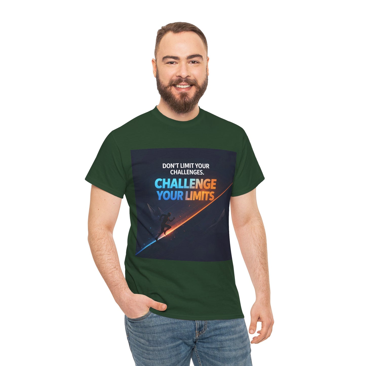 Challenge Your Limits T-Shirt — Motivational Adventure Tee