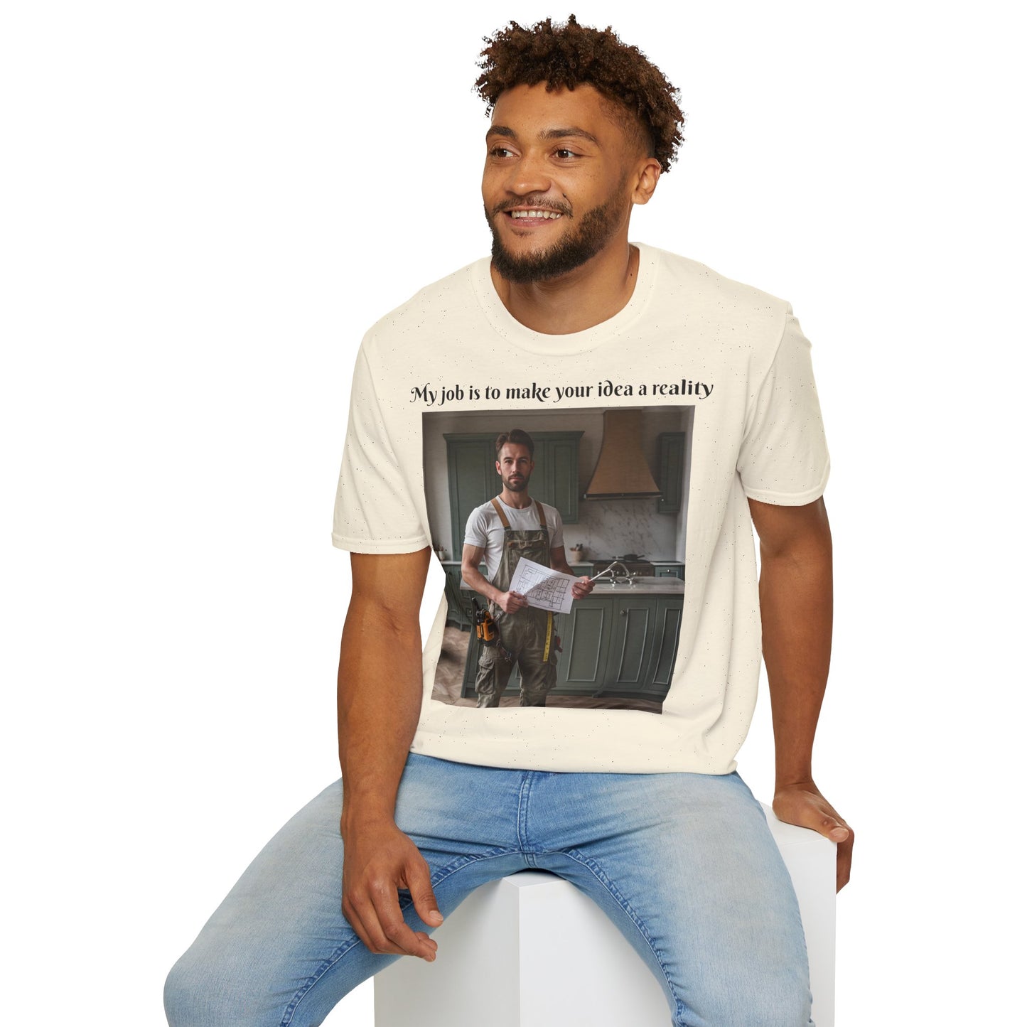 Customizable Softstyle Cotton T-Shirt - For Furniture Maker