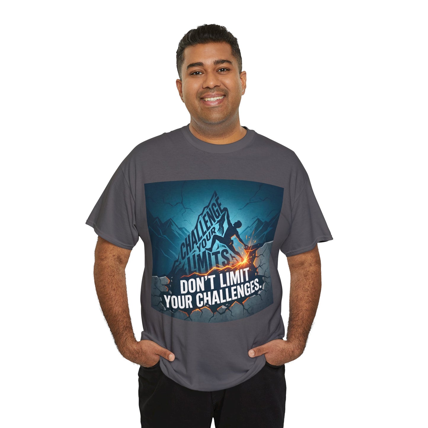 Motivational T-Shirts - "Don't Limit Your Challenges" Inspirational Breakthrough T-Shirt