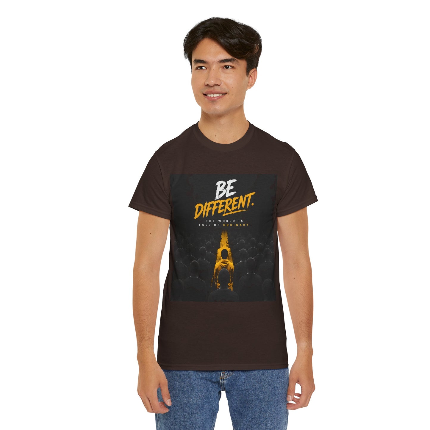 Motivational T-Shirts  "Be Different"  — Inspirational Graphic Cotton T-Shirt