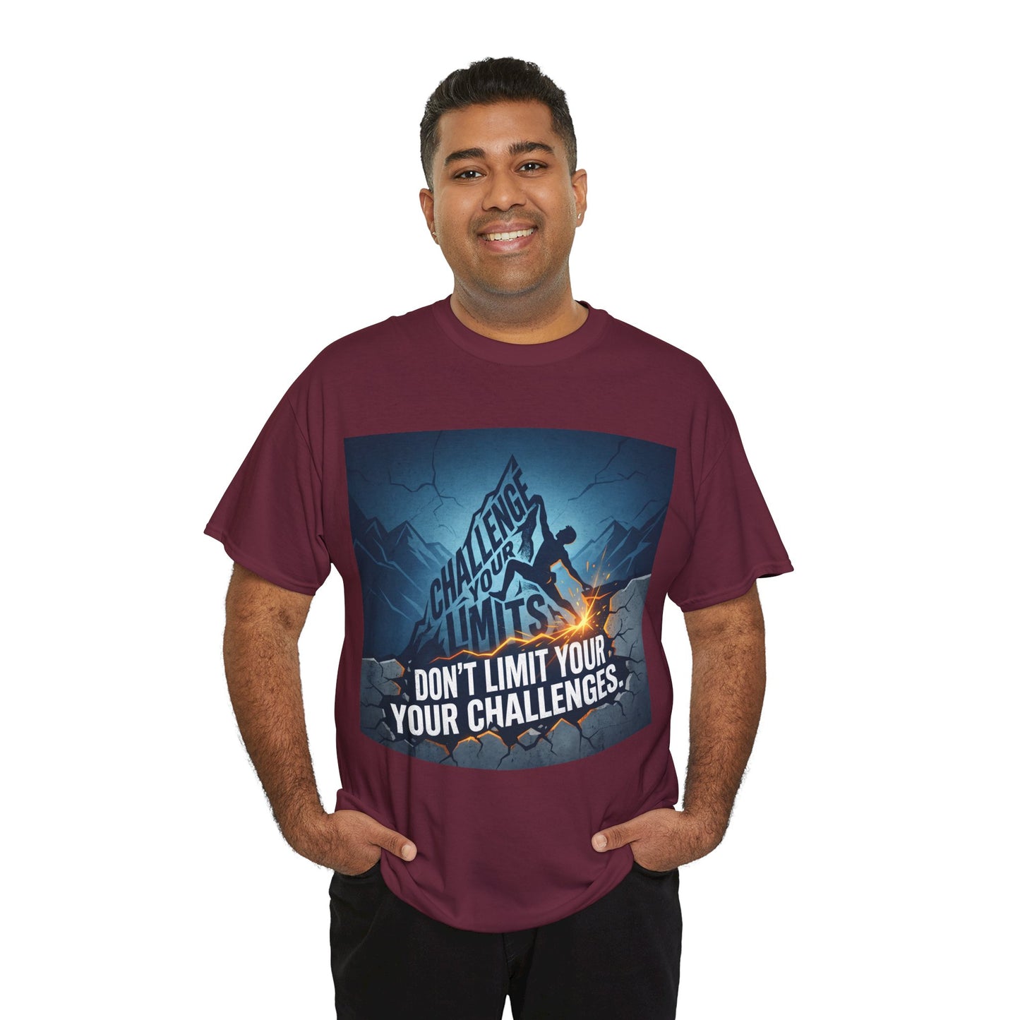 Motivational T-Shirts - "Don't Limit Your Challenges" Inspirational Breakthrough T-Shirt