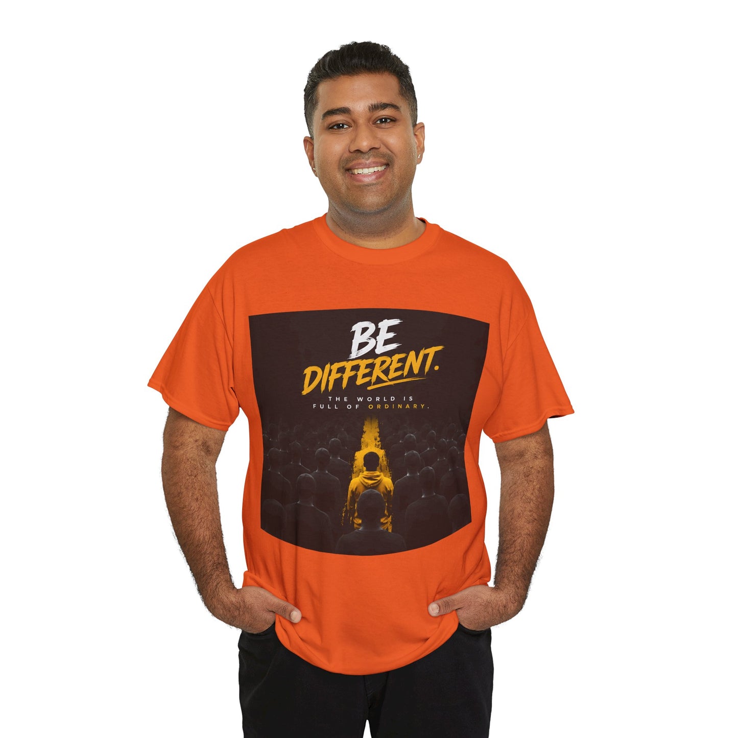 Motivational T-Shirts  "Be Different"  — Inspirational Graphic Cotton T-Shirt