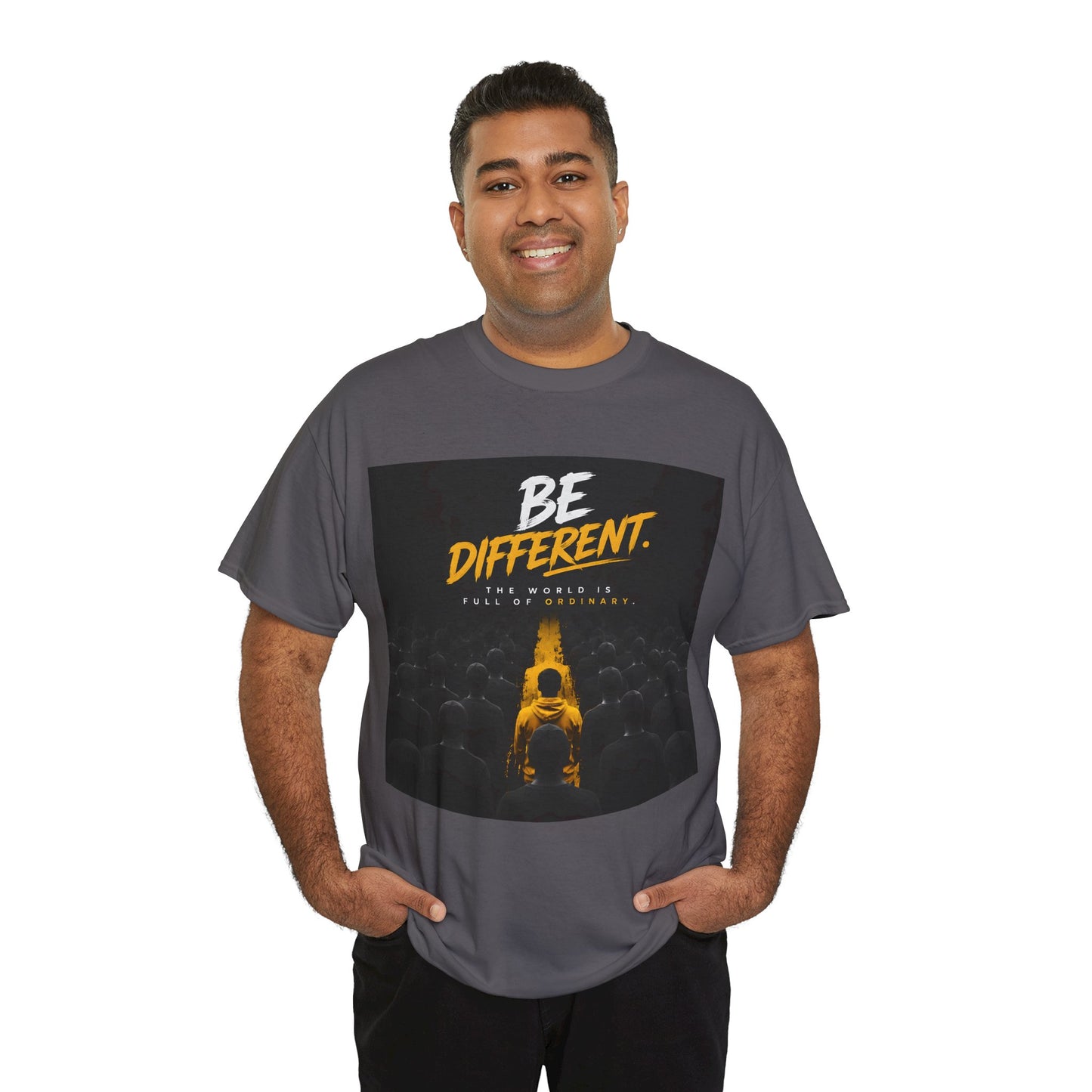 Motivational T-Shirts  "Be Different"  — Inspirational Graphic Cotton T-Shirt