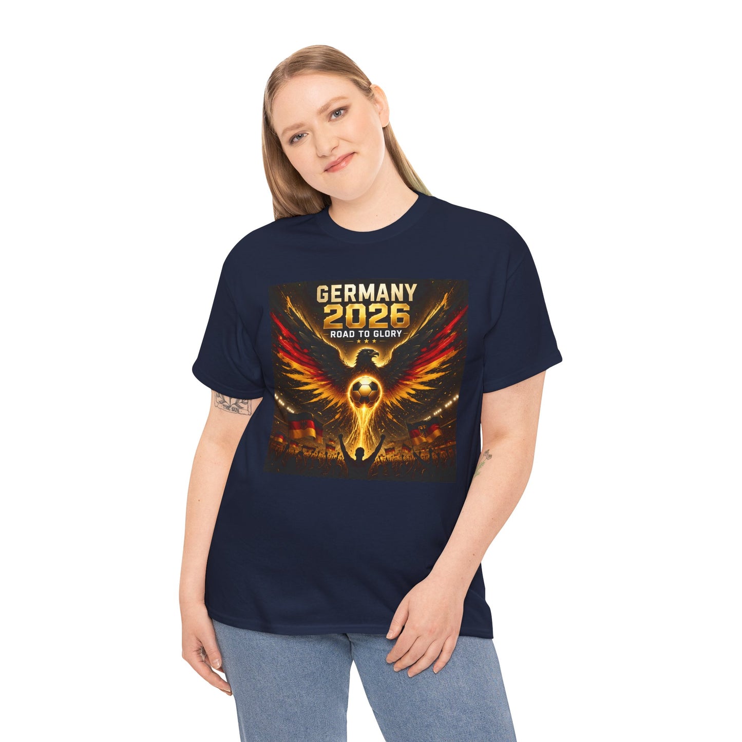 USA 2026 World Cup T-Shirt - Germany 2026 — Flaming Phoenix Football Fan Tee