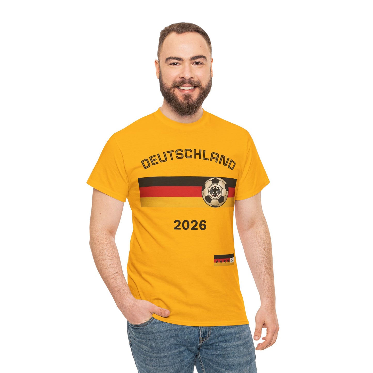 Deutschland 2026 World Cup T-Shirt — German Flag Football Shirt
