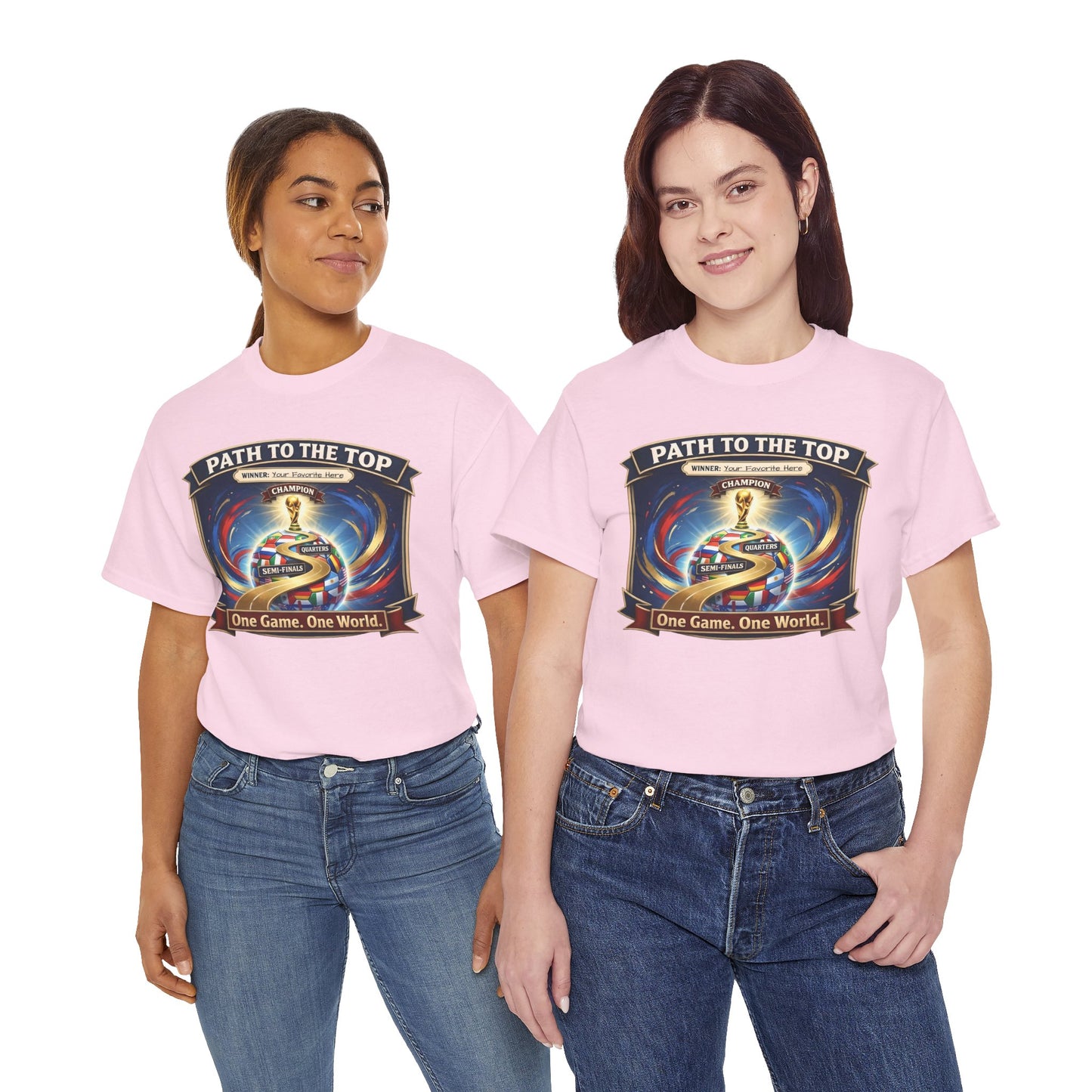 World Cup 2026 Cotton T-Shirt — “One Game. One World”