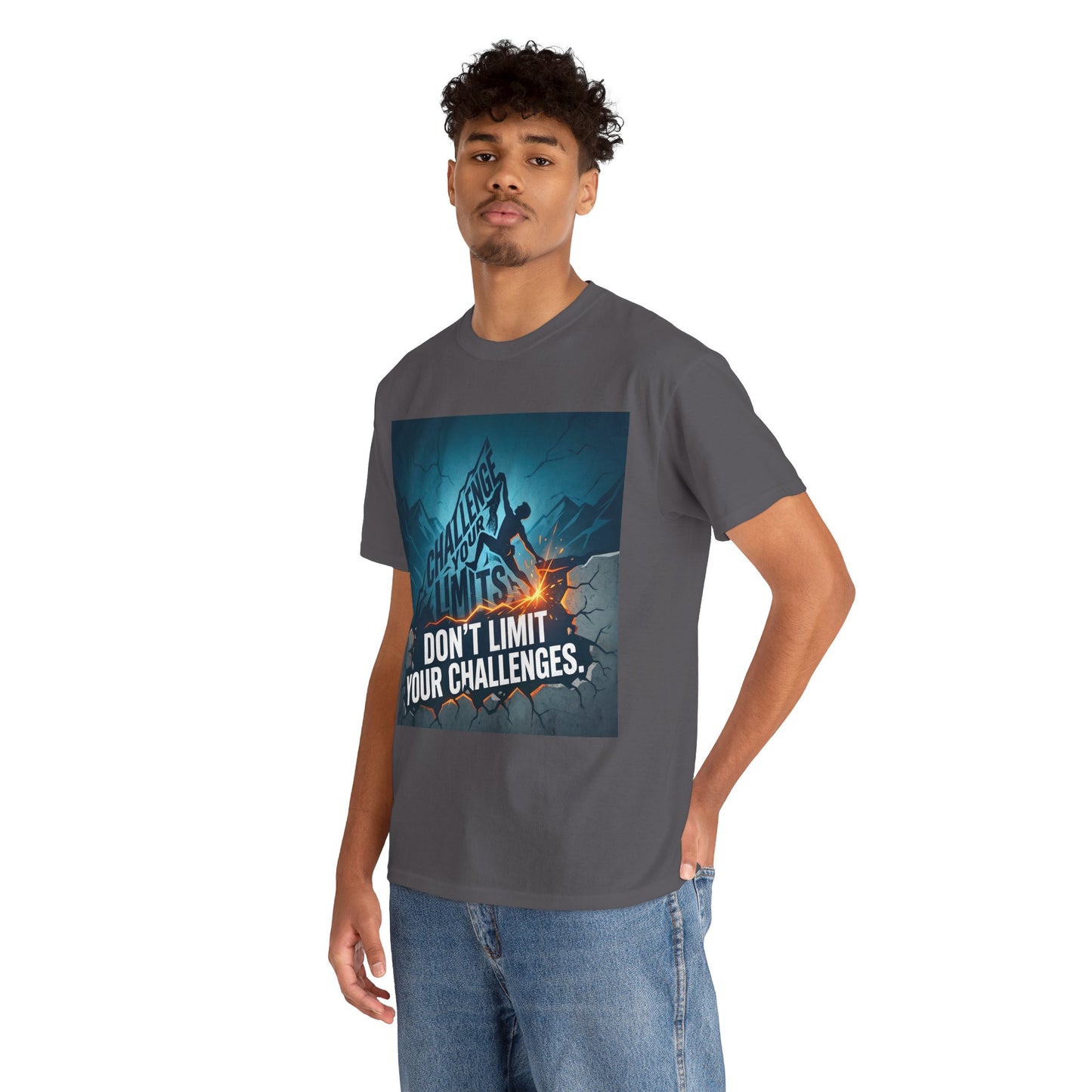 Motivational T-Shirts - "Don't Limit Your Challenges" Inspirational Breakthrough T-Shirt