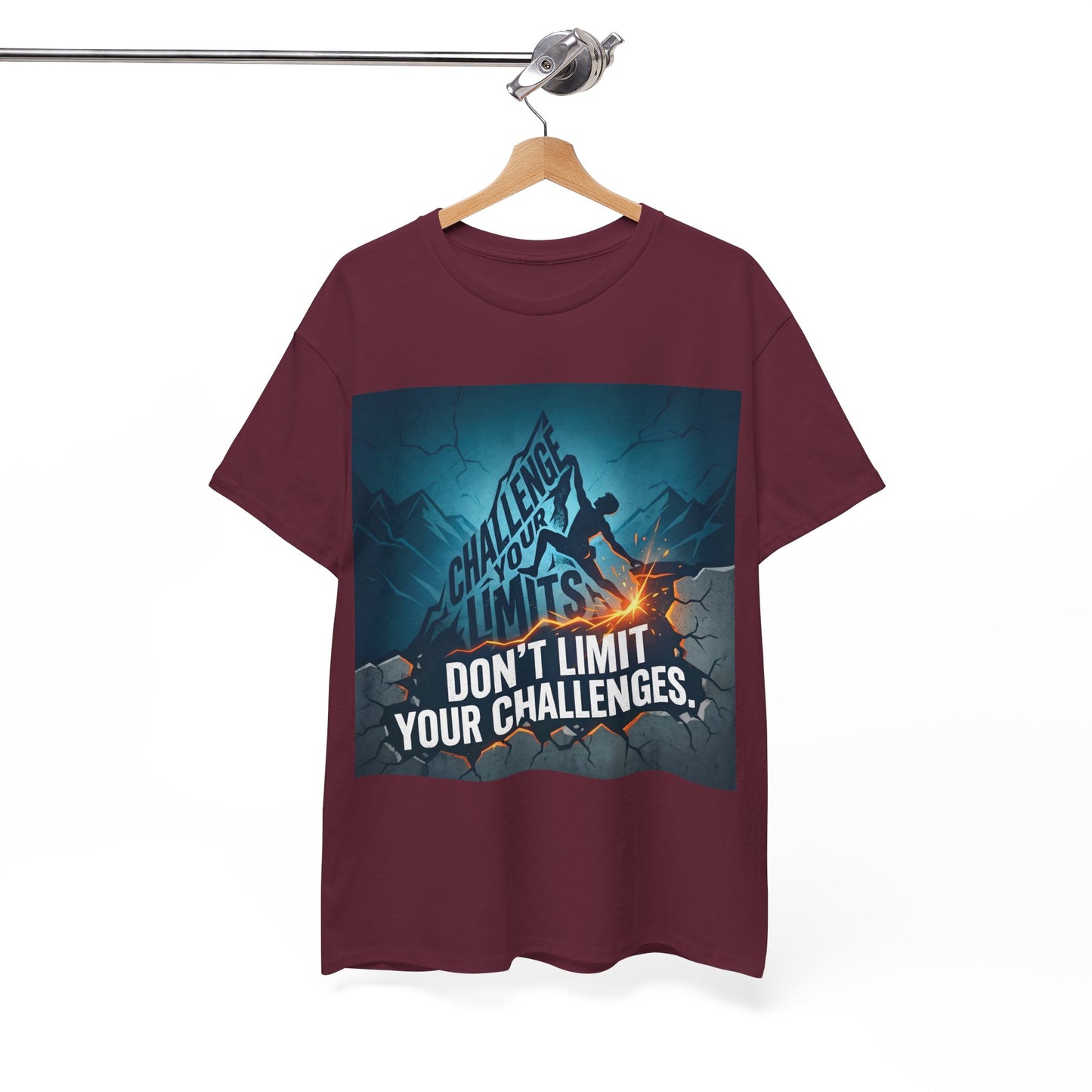 Motivational T-Shirts - "Don't Limit Your Challenges" Inspirational Breakthrough T-Shirt
