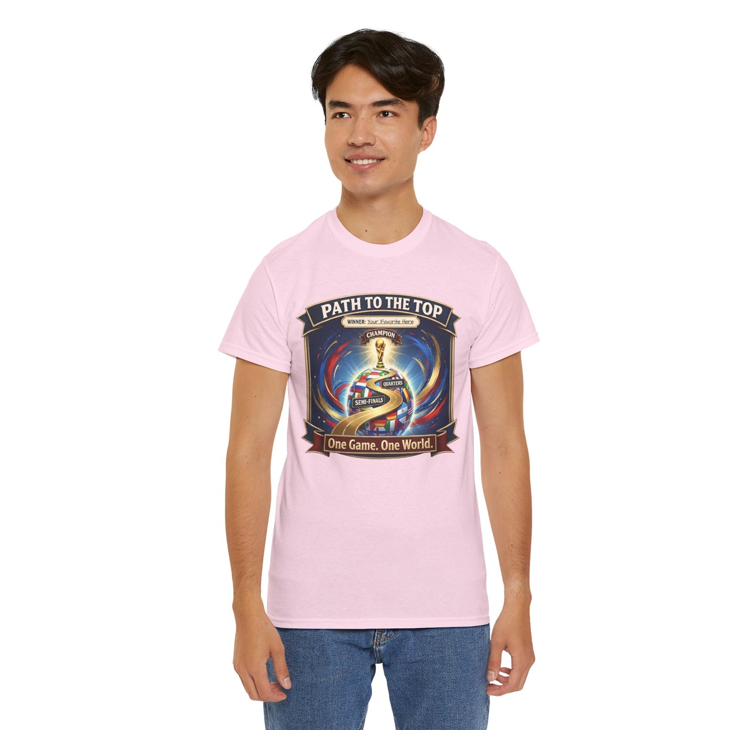 World Cup 2026 Cotton T-Shirt — “One Game. One World”