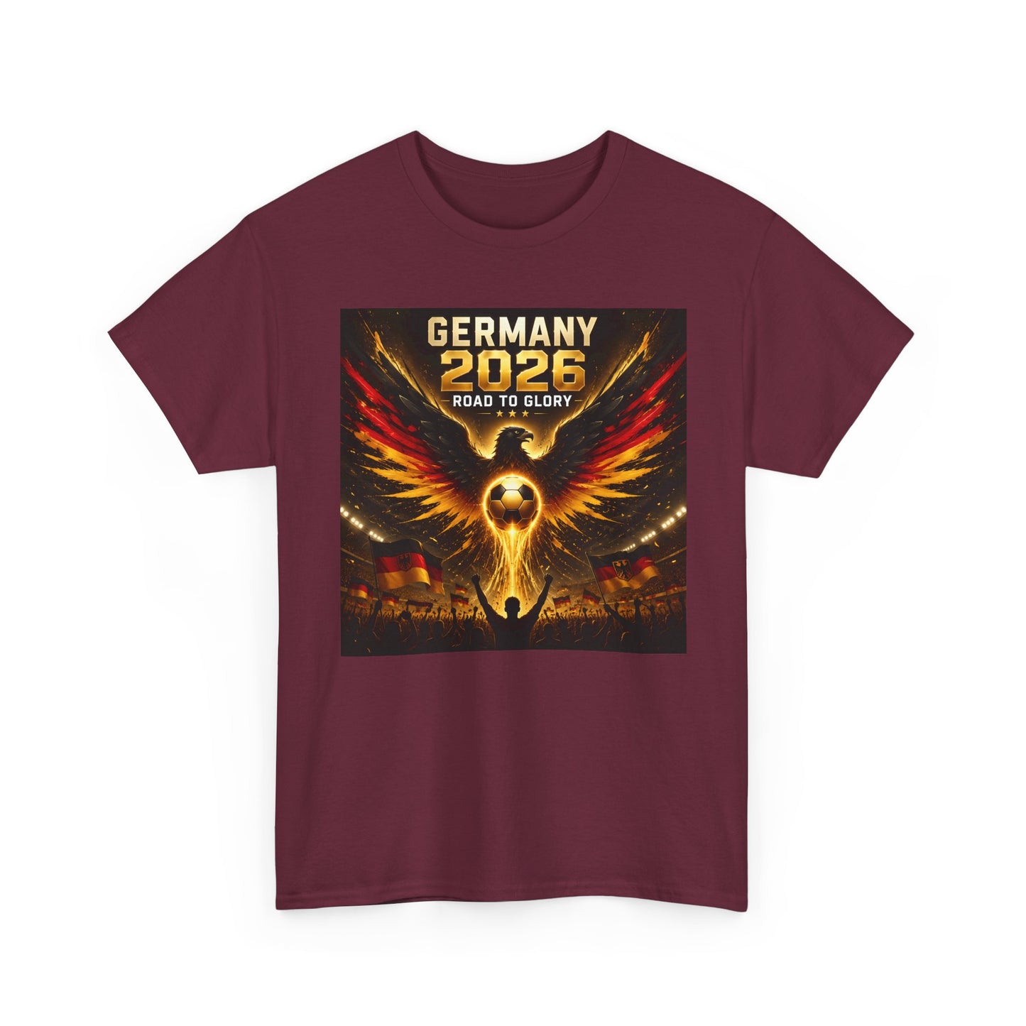USA 2026 World Cup T-Shirt - Germany 2026 — Flaming Phoenix Football Fan Tee